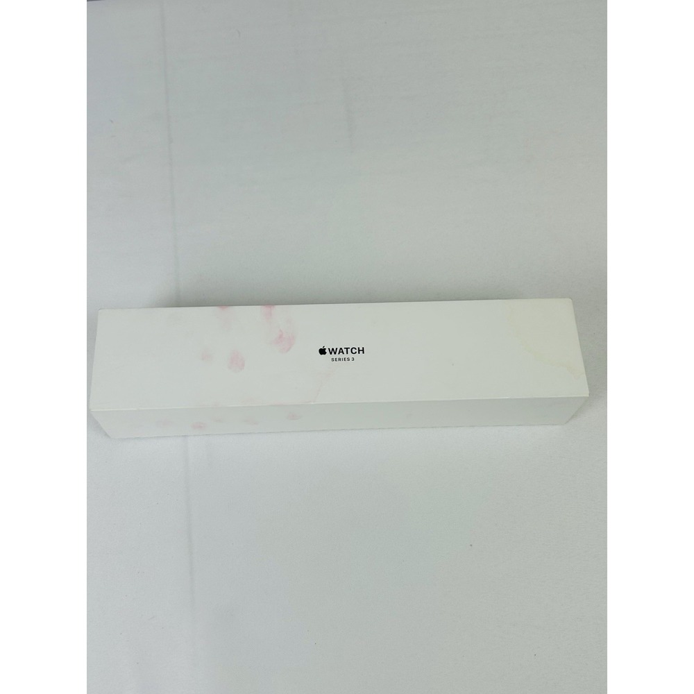Apple Watch Series 3 Box Charger Block & Band MR362LL/A A1859 White Black 42mm - Picture 2 of 16